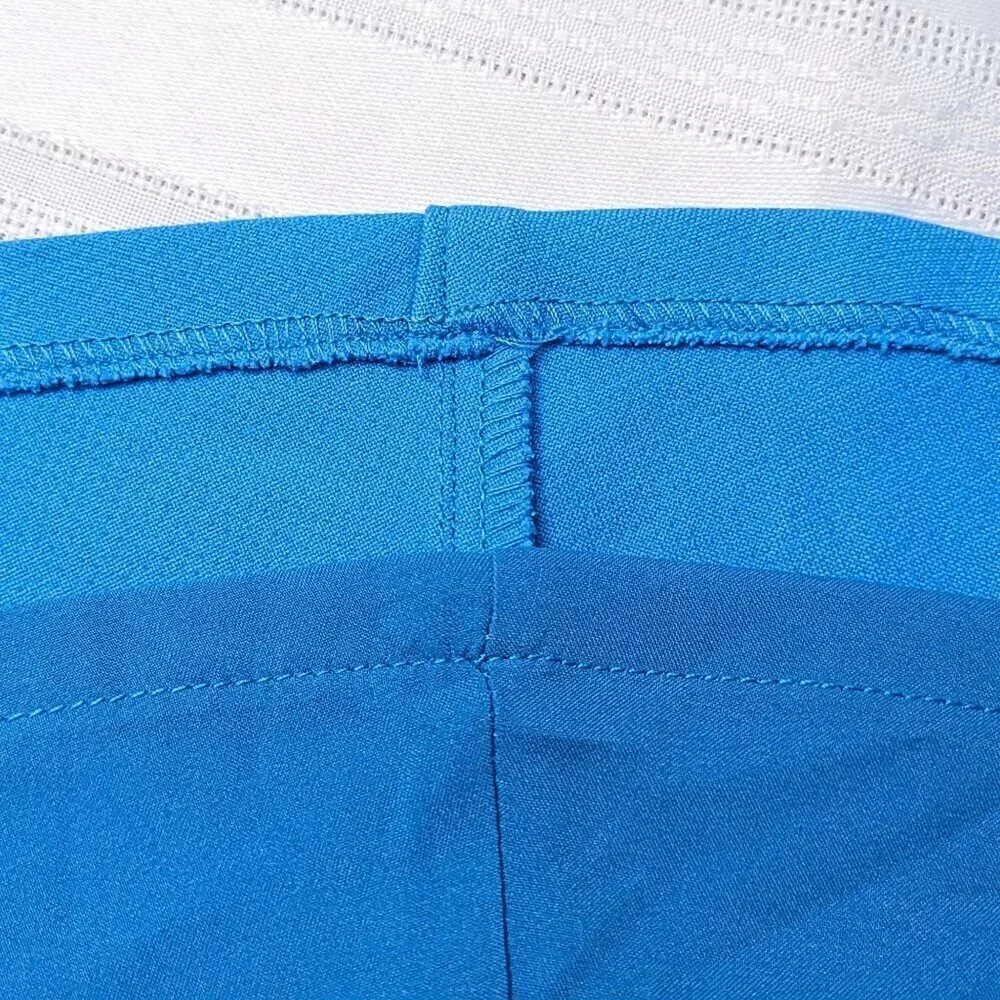NWT SHOSHANNA Davie Cerulean Crepe Fit & Flare Mini Dress Size 2
